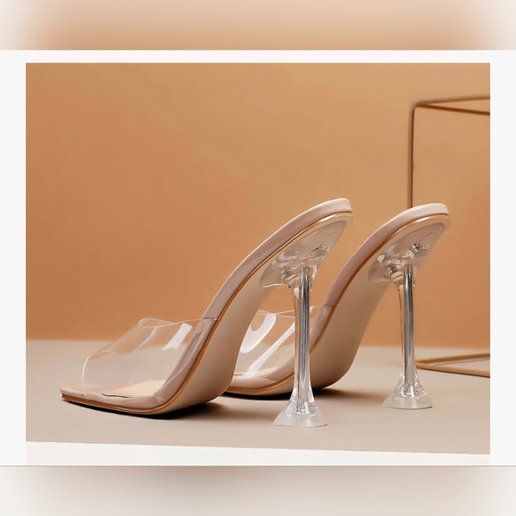 Vivianly Shoes - vivianly Womens Clear Heels Sandals #877